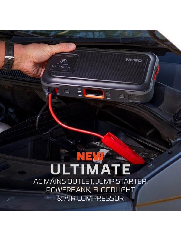Nebo Ultimate Air 12V jumpstarter m/kompressor