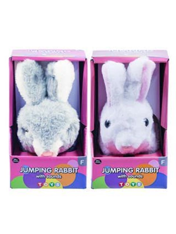 Impulse Toys Jumping Rabbit with sound - 2 assorted designs
