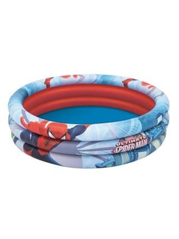 Bestway 98018, Oppustelig pool, 200 L, Rund, 2 År, Spider-Man, Vinyl