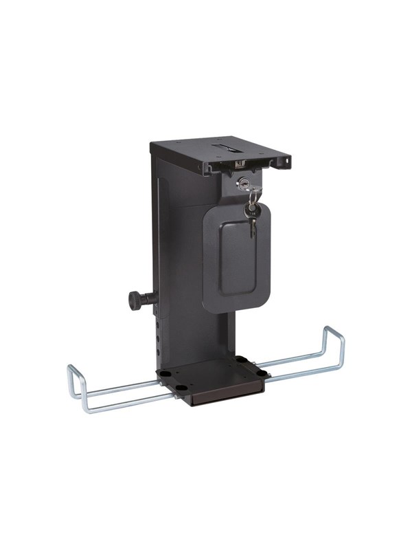 Slim/Mini-PC-holder ROLINE låsbar - sort