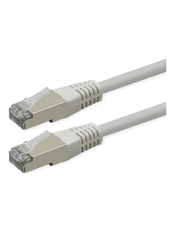 Patchkabel ROLINE Cat.6 Class E PoE S/FTP PiMF - hvid 5 m
