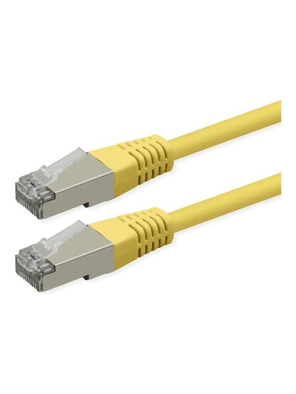 Roline patch cable - 20 m - yellow pantone 135C - Gul