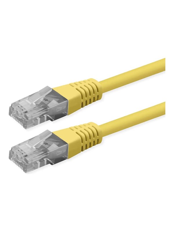 Roline patch cable - 1 m - yellow pantone 135C - Gul