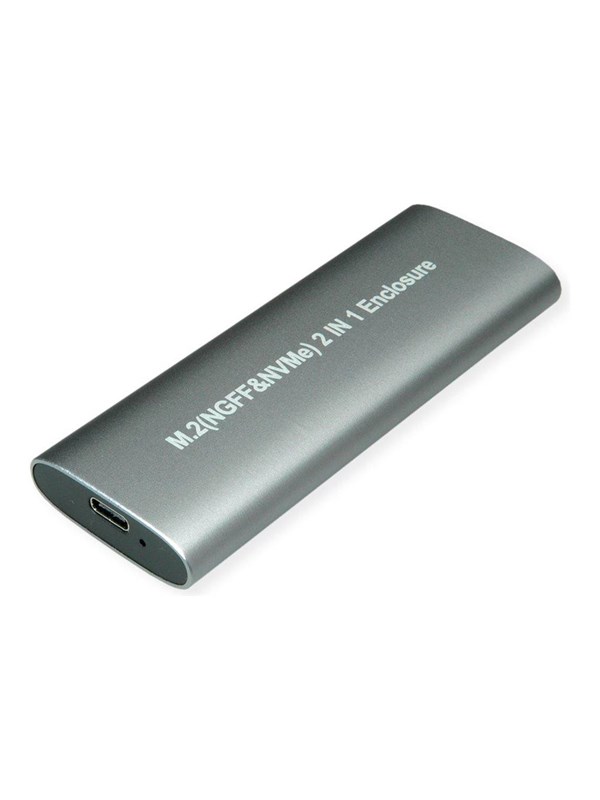 Roline VALUE - storage enclosure - external type - M.2 NVMe Card - USB 3.2 (Gen 2)
