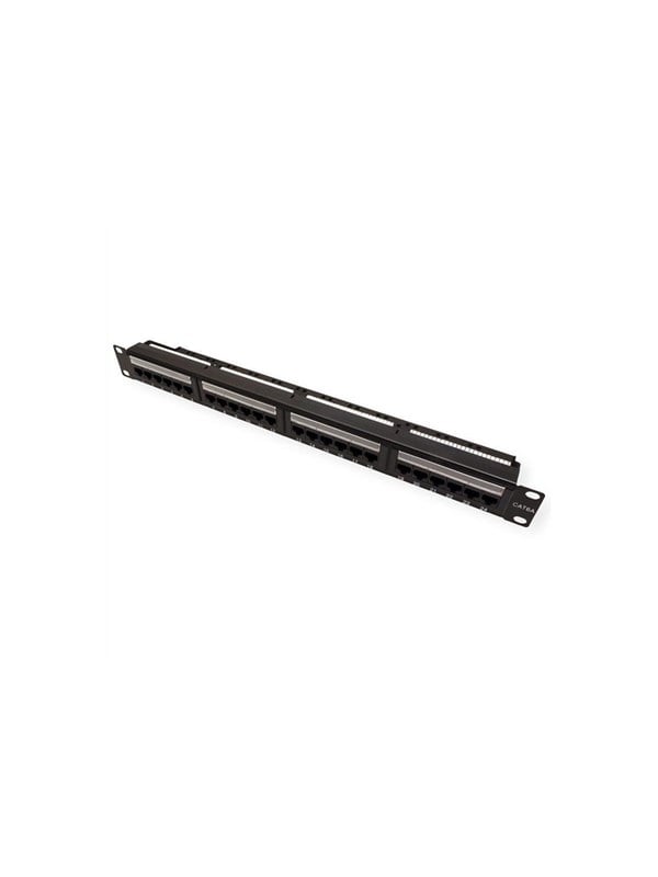 Patchpanel VALUE Kat.6 Class E 19" 24 porte - grå