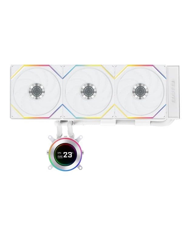 Lian Li HYDROSHIFT II LCD-C 360TL Flex White - CPU Vandkøling - Max 33 dBA