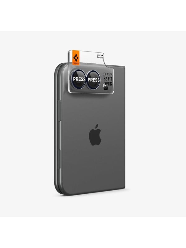 Spigen Ochrona na obiektyw aparatu Spigen Glas.Tr Camera EZ FIT Optik Pro do Apple iPhone Duo czarny 2szt