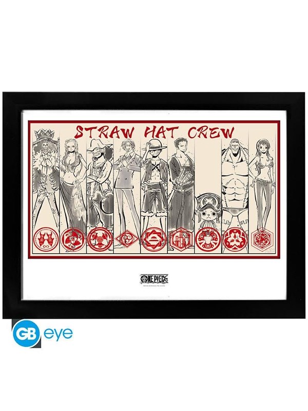GB Eye - One Piece - Straw Hat Crew - Framed Print - Billede