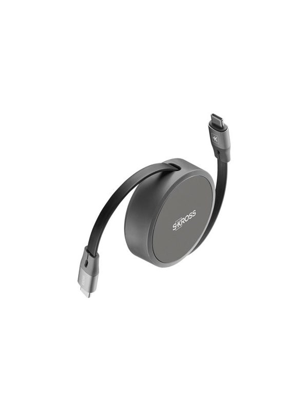 SKross Link Roll Pro Retractable USB-C to C cable 100W 100cm