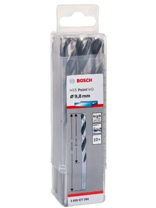 Bosch Metalbor Pointtec HSS-R 9,8mm 10stk - 2608577266