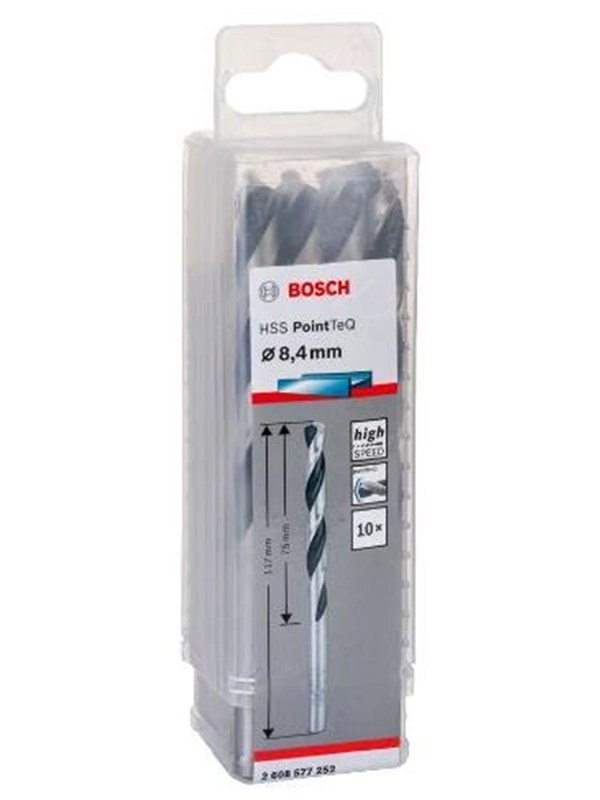 Bosch Metalbor Pointtec HSS-R 8,4mm 10stk - 2608577252