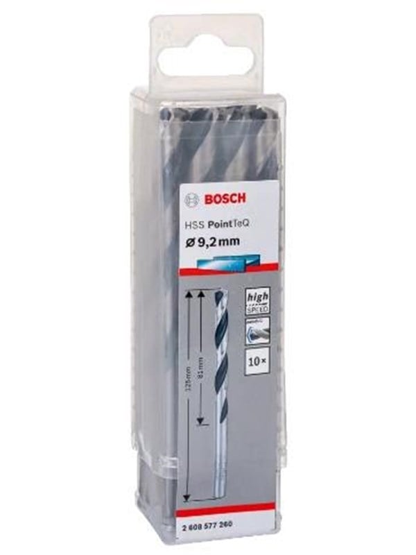 Bosch Metalbor Pointtec HSS-R 9,2mm 10stk - 2608577260