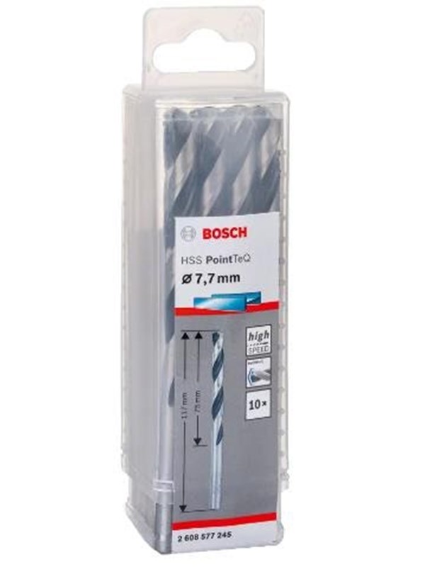 Bosch Metalbor Pointtec HSS-R 7,7mm 10stk - 2608577245
