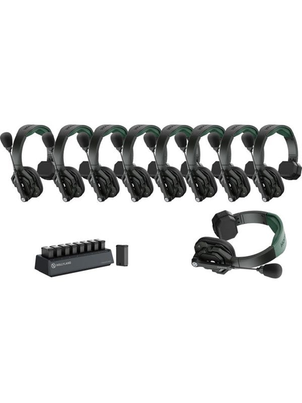 Hollyland Solidcom SE Pro- 9 Person Noise Cancelling Headset Intercom