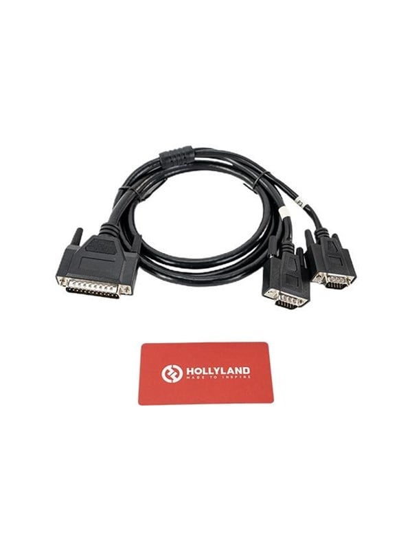 Hollyland HL-TCB10 DB25 Male to Dual HDB15 Male Tally Cable