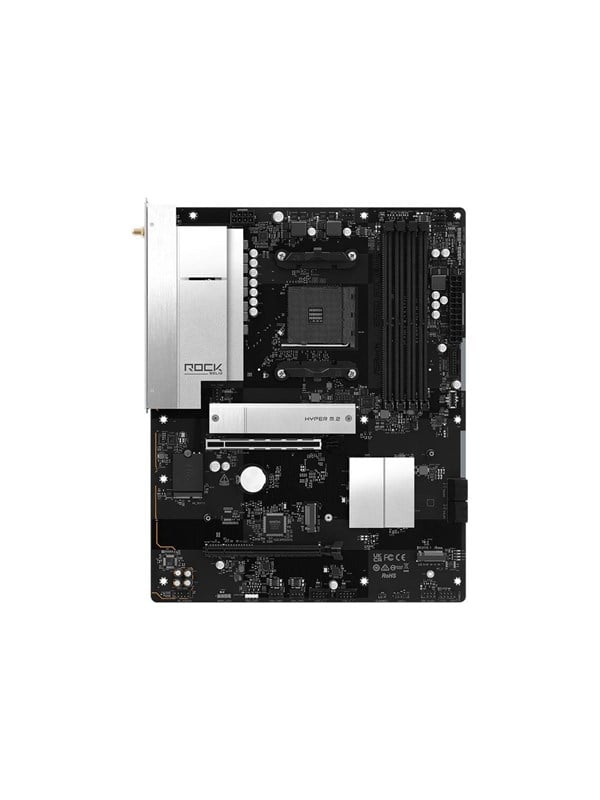 ASRock B550 Rock WiFi Bundkort - AMD B550 - AMD AM4 - DDR4 RAM - ATX