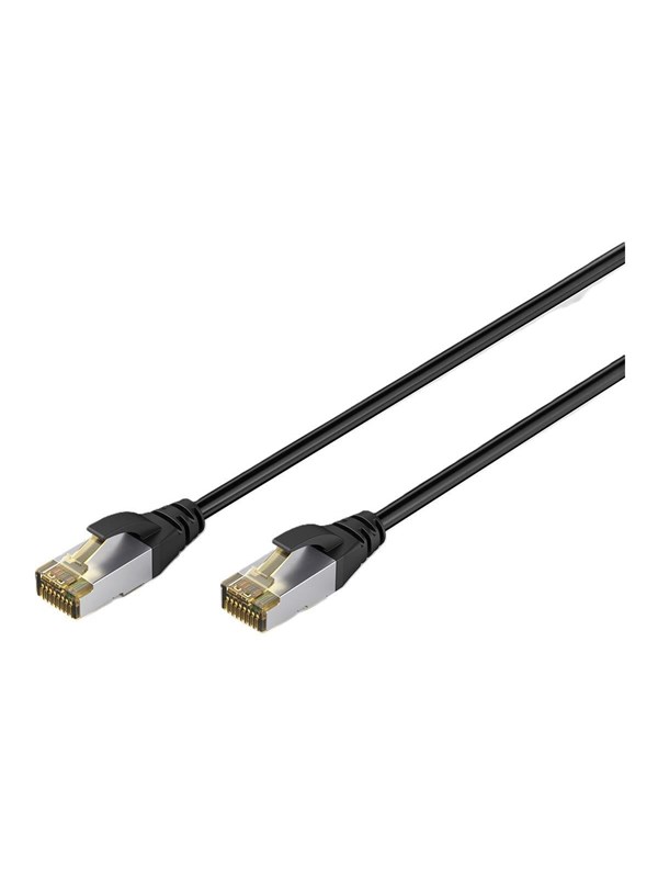 DIGITUS patch cable - 2 m - black - Sort
