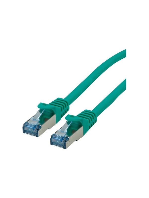 Patchkabel ROLINE Cat.6A S/FTP 3 m - grøn