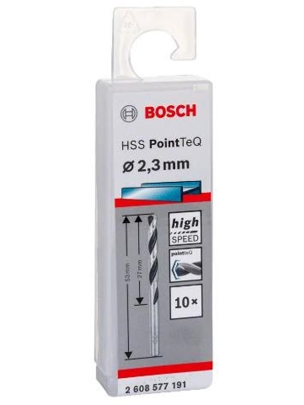 Bosch Metalbor Pointtec HSS-R 2,3mm 10stk - 2608577191