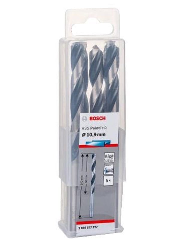 Bosch Metalbor Pointtec HSS-R 10,9mm 5stk - 2608577277