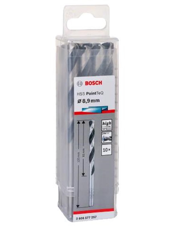 Bosch Metalbor Pointtec HSS-R 8,9mm 10stk - 2608577257