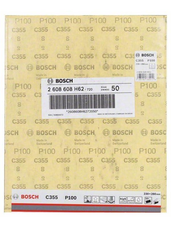 Bosch 2 608 608 H62 sandpapir Slibeblad P100 1 stk
