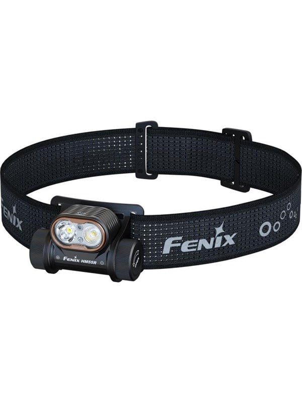 Fenix HM55R pandelampe, sort, 1200 lm