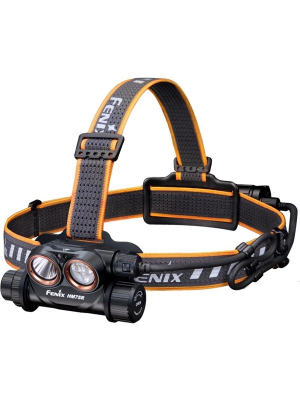 Fenix HM75R, Hovedbånd lommelygte, Flerfarvet, Batteriniveau, LED, 1600 lm, 6500 K