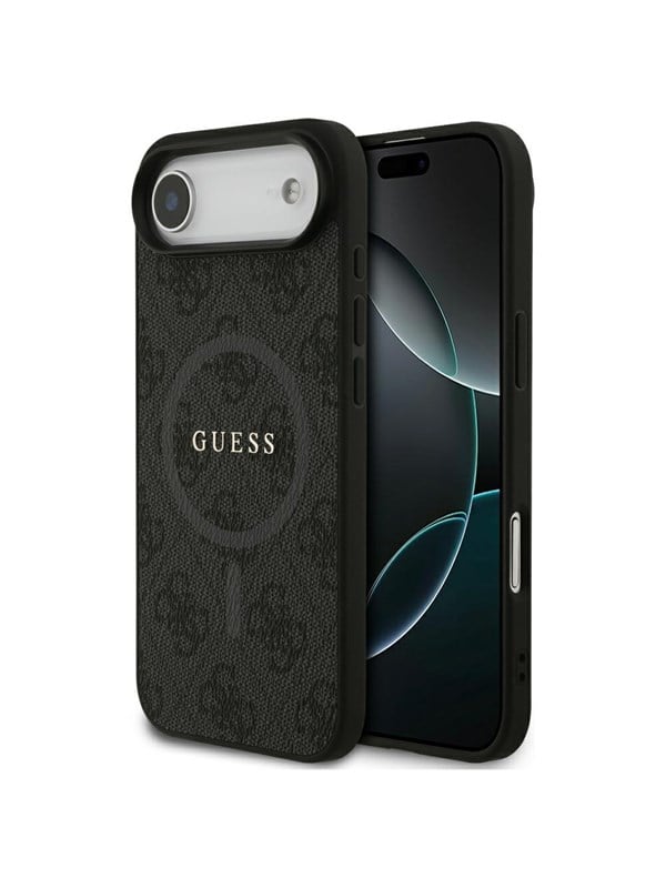 GUESS 4G Ring Classic Logo MagSafe case for iPhone Air - black