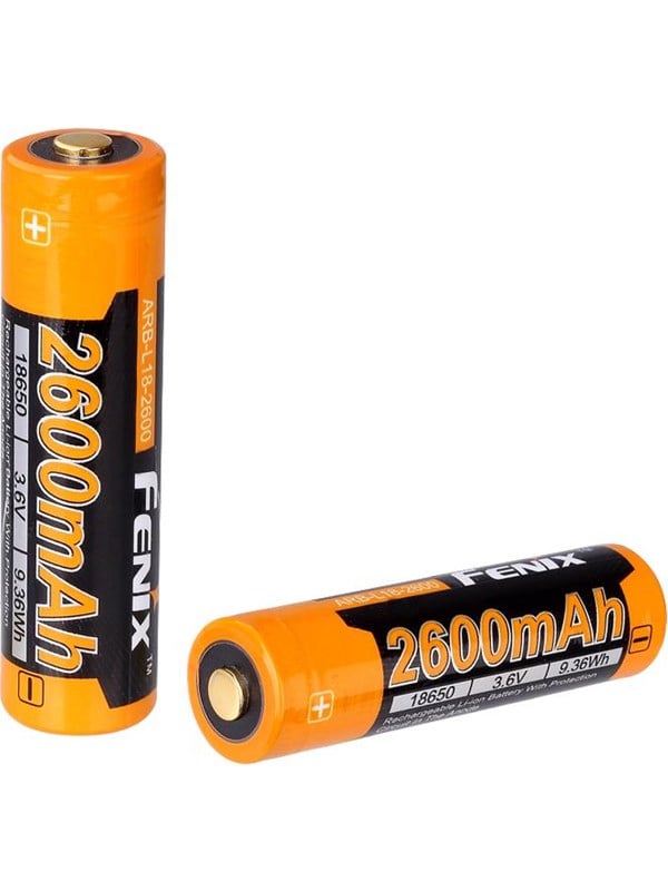 Fenix ARB-L2S 18650, Batteri, Sort, Lithium-Ion (Li-Ion), 3400 mAh, 3,6 V, 18,5 mm