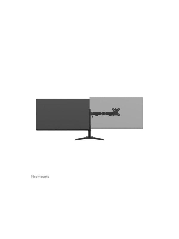 Neomounts DS45-600BL2 mounting kit - full-motion - for 2 LCD displays - black
