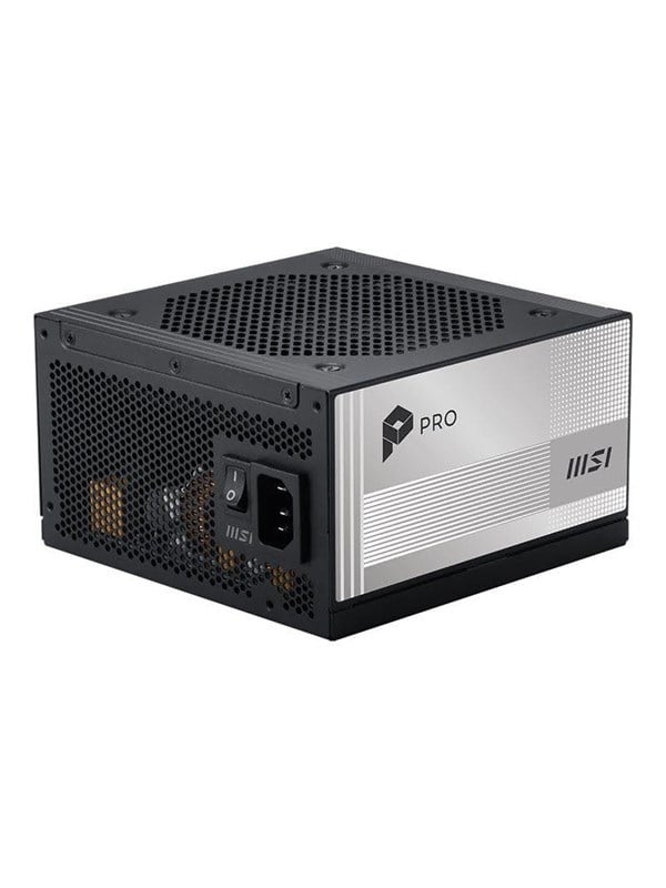 MSI PRO A1000PL PCIE5 - power supply - 1000 watt Strømforsyning - 1000 Watt - 120 mm - 80 Plus Platinum certified