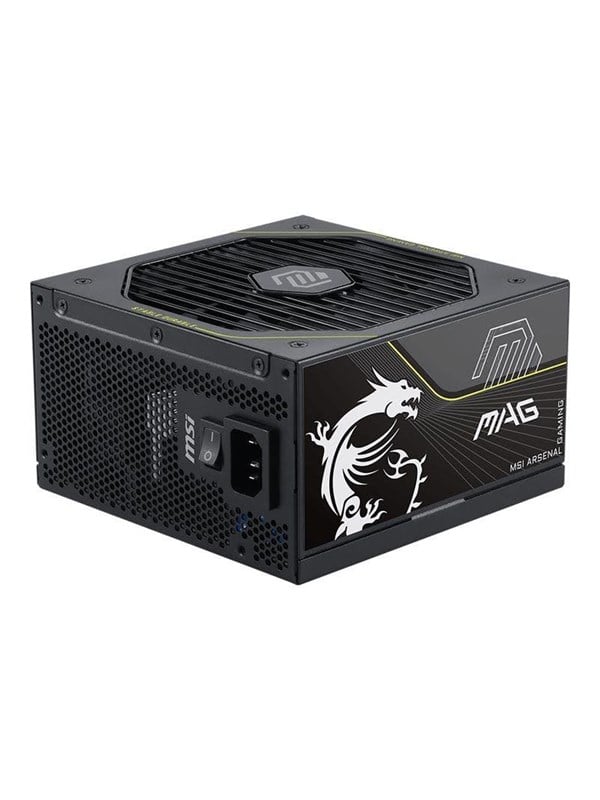 MSI MAG A1000PLS PCIE5 - power supply - 1000 watt Strømforsyning - 1000 Watt - 135 mm - 80 Plus Platinum certified