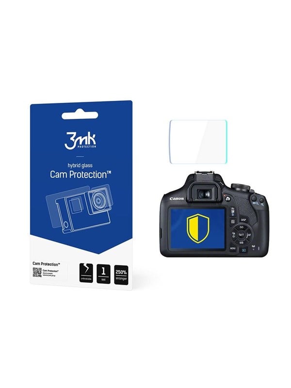 3mk Cam Protection Protective Glass for Canon EOS 2000D