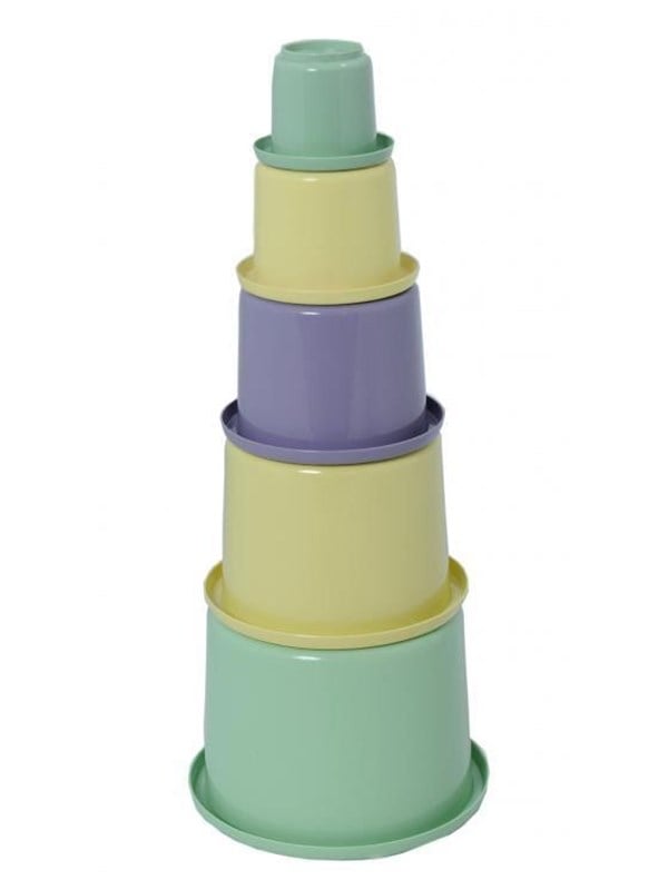 Plasto I'm Green stacking tower 5 pieces - with price tag