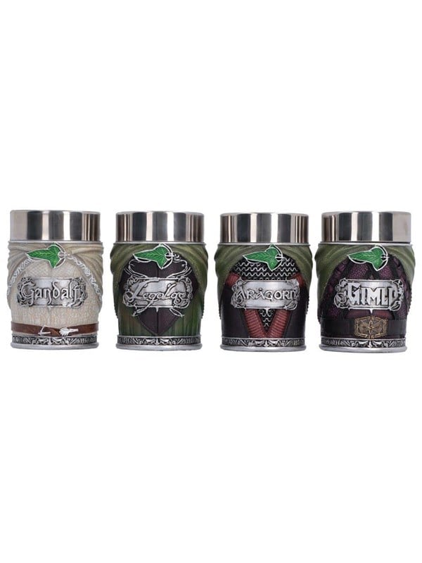 Nemesis Now - Lord of the Rings miniglas-set The Fellowship 4 cm - Krus