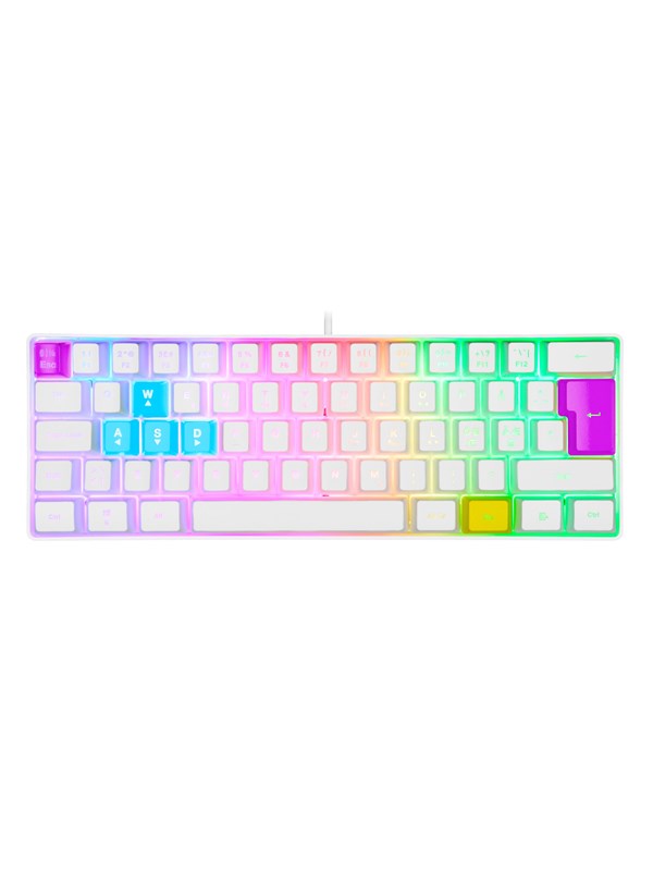 EXE IMP COLOR POP MINI KEYBOARD WHITE - Gaming Tastatur - Uden Numpad - Hvid