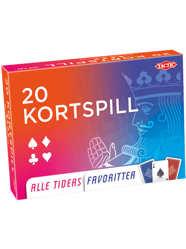 Tactic 20 Populære Kortspil (NO)
