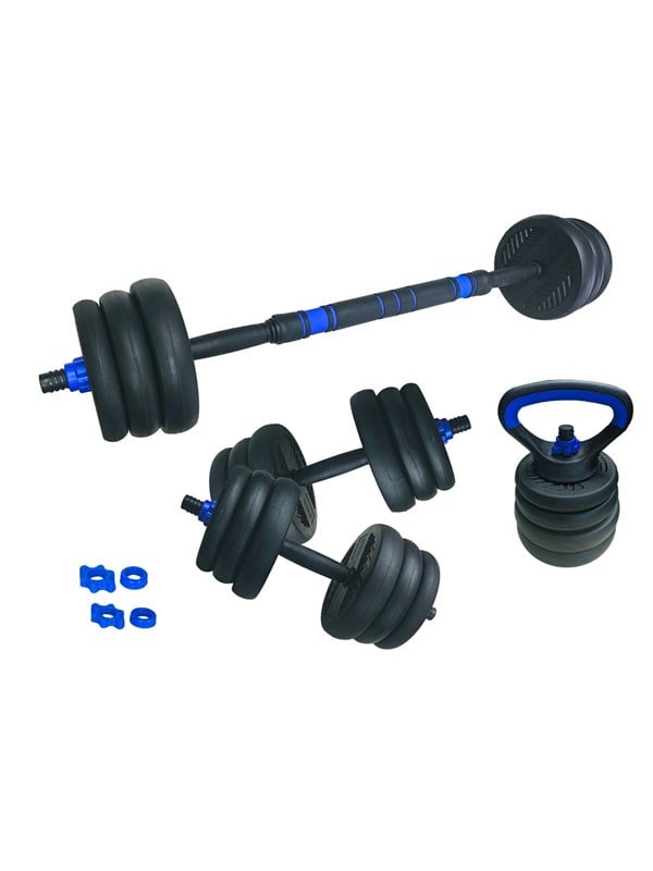 ASG Vægtsæt 30 kg. Sort/Blå