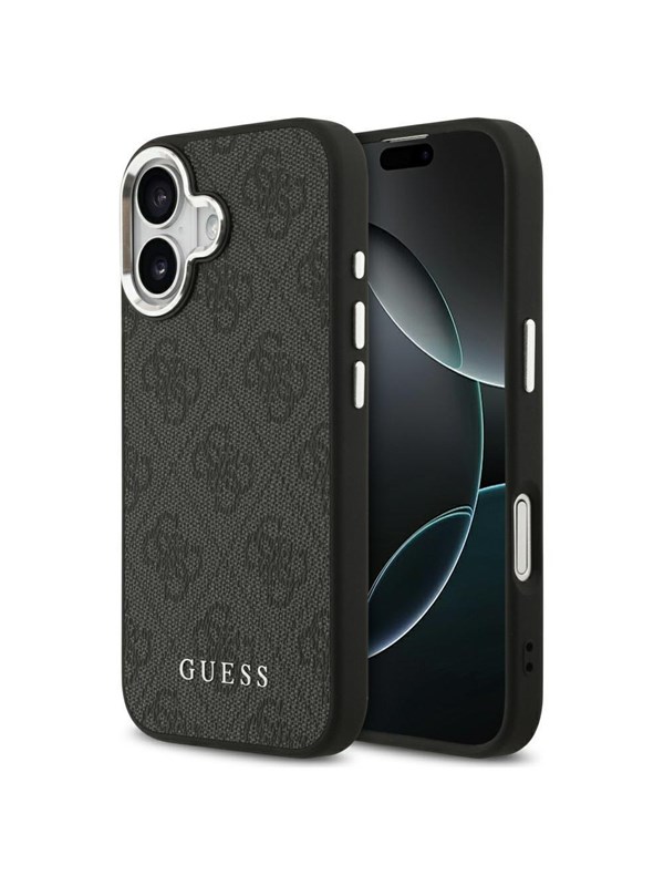 GUESS 4G Classic Logo MagSafe case for iPhone 17 - black
