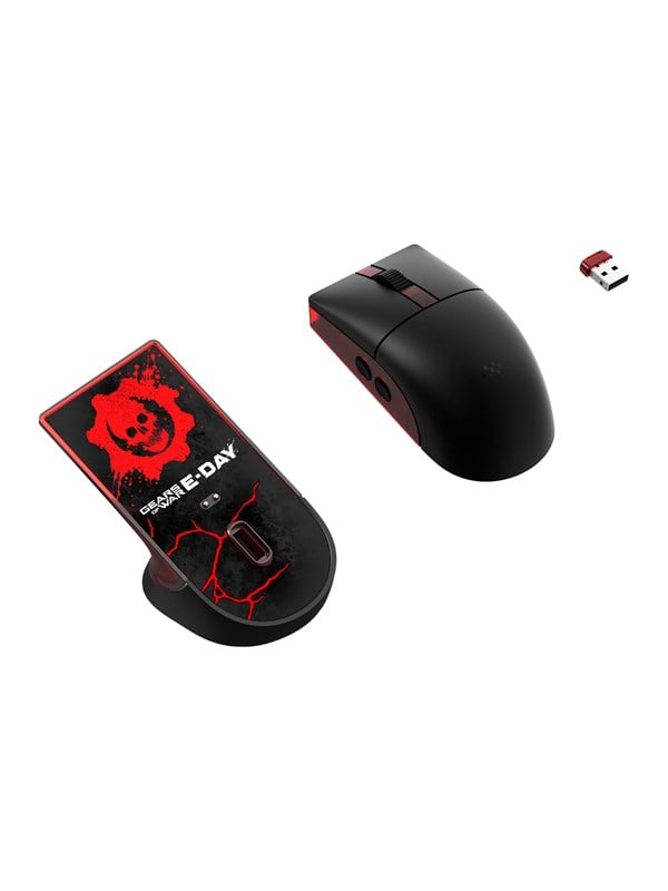 8BitDo Retro R8 Mouse GoW E-Day Ed. - Gaming Mus - Optisk - Beige