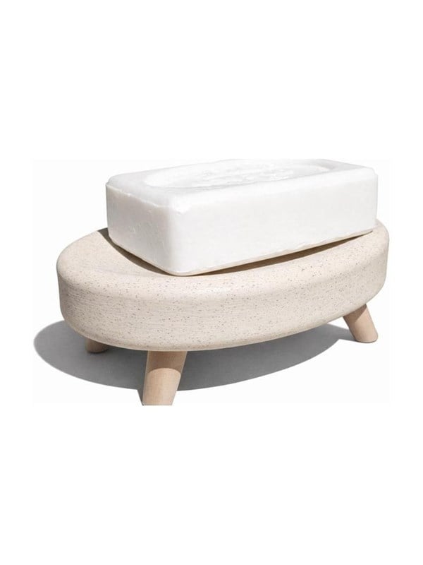 Simiu - Soap dish - Sæbeholder - Beige Marmor/Beige