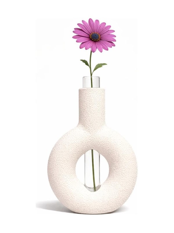 Simiu - RINGIA vase - hvid