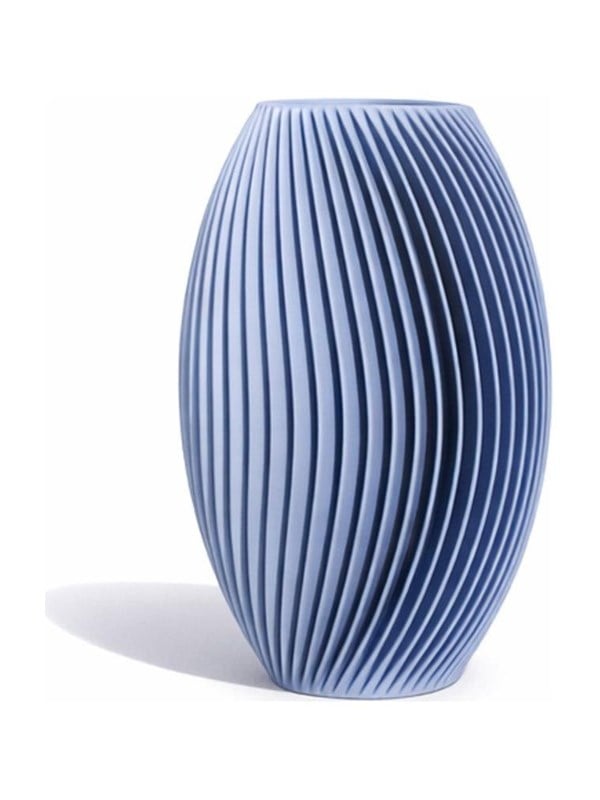 Simiu - LAMEL vase - 18 cm - Støvet blå