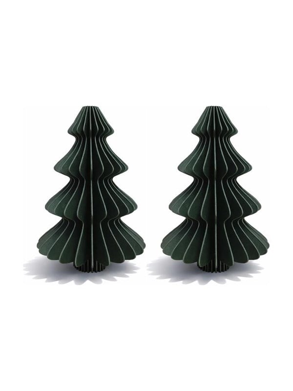 Simiu - Juleophæng - 6 cm - Grantræ - Grøn - 2 pak