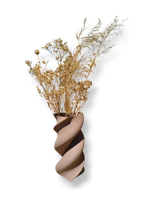 Simiu - HEART TWIST - Vase - 20 cm - Lys ler