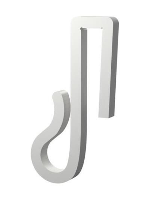 Light Solutions Lyskæde Clips - Til Julelys og Lyskæder på Hegn - 6mm - Hvid - 20 stk