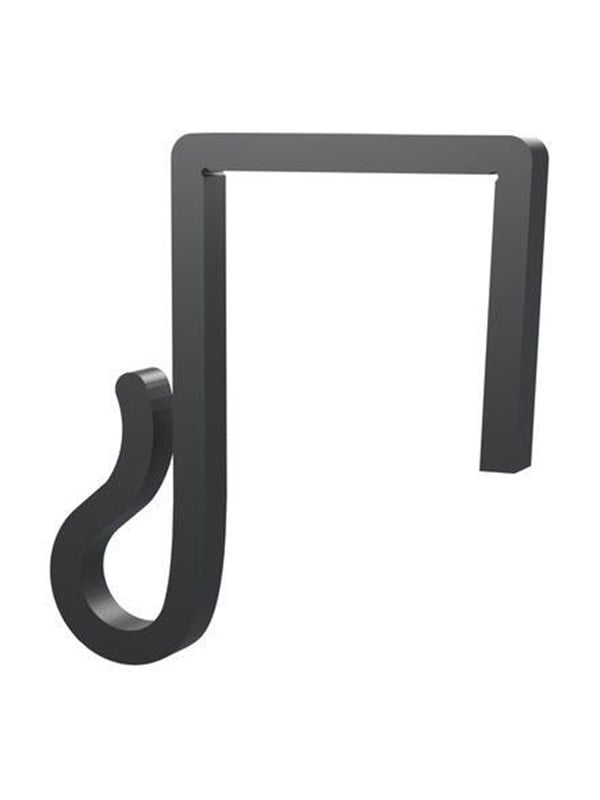 Light Solutions Lyskæde Clips - Til Julelys og Lyskæder på Hegn - 25mm - Sort - 20 stk