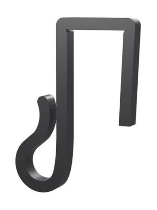 Light Solutions Lyskæde Clips - Til Julelys og Lyskæder på Hegn - 15mm - Sort - 20 stk