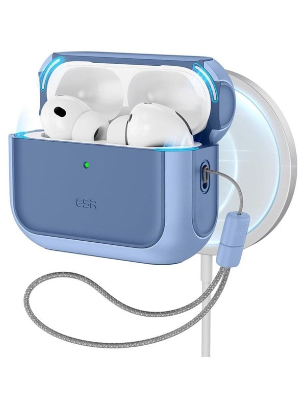 ESR Orbit HaloLock MagSafe etui til Apple AirPods Pro 3 Powder Blue